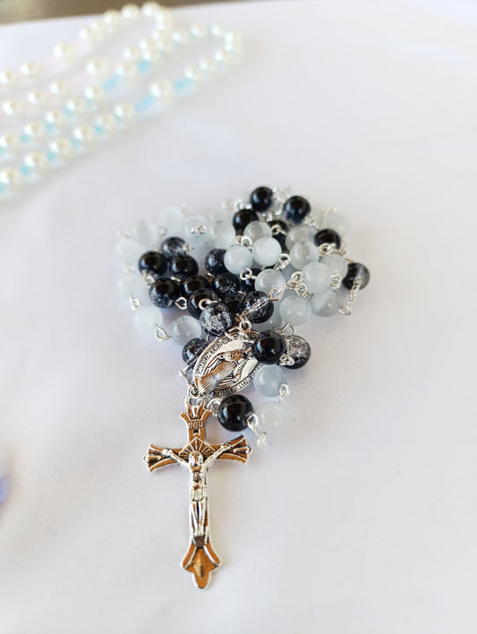 👑 Chapelet “Saba” – Sagesse & Royauté, fait main