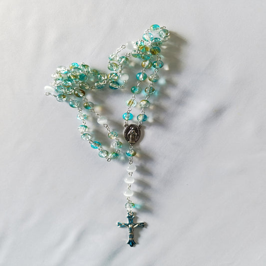 ✨ Chapelet “Marie de Magdala” – Guérison, pardon & renaissance, fait main