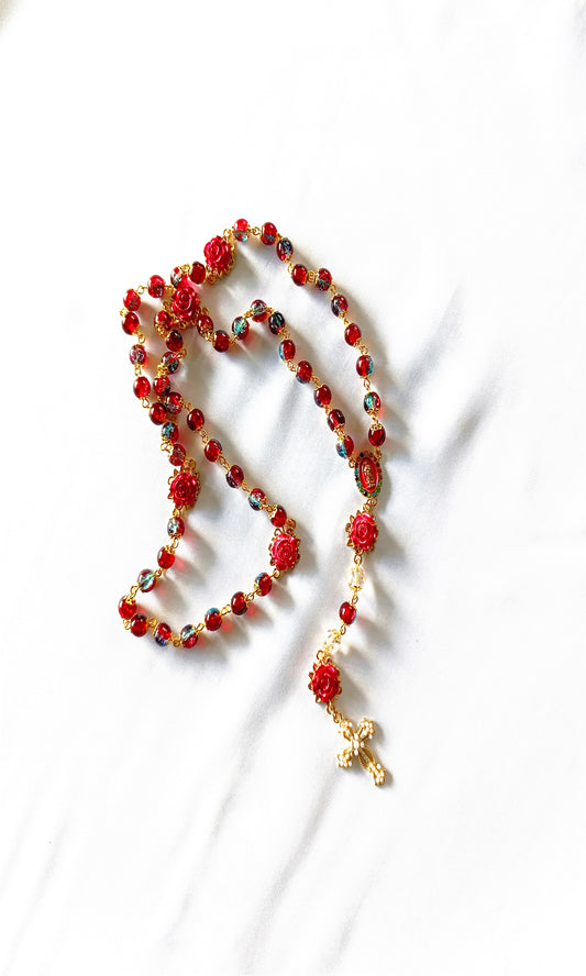 Chapelet "Esther" – Foi & Courage, fait main