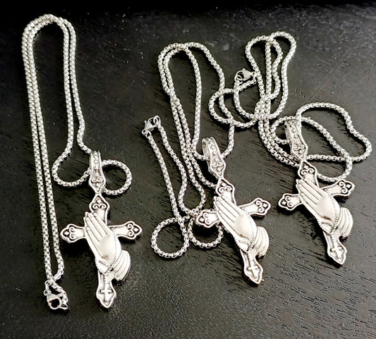 ✝️ Collier homme "Force & Prière"